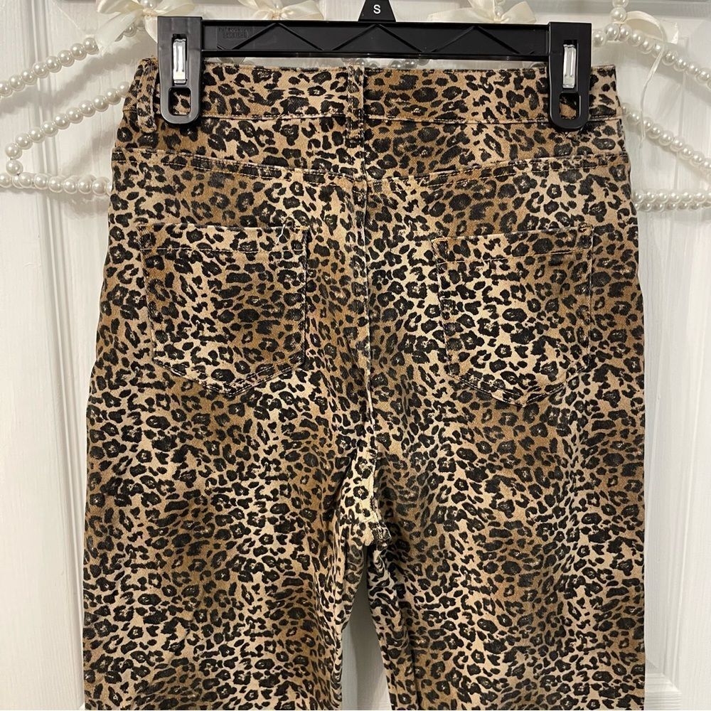 Leopard Print Matching Vest + Boot Cut Pants Set … - image 13